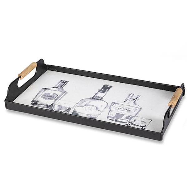 20" Iron Tray Beverage Design
