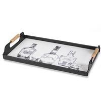 Gerson 20" Iron Tray Beverage Design