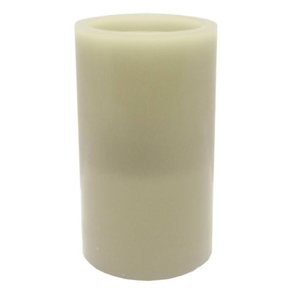 5" x 8.5" Sage Straight Edge AquaFlame™ Battery Operated or Electric LED Wax Candle Fountain Light with Timer