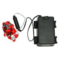 GKI Bethlehem 24 Light Slim Green Wire "Red Hearts" Battery Operated LED String Set with Timer (Batteries Not Included)