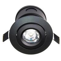 GM Lighting 3.75" 6 watt 120 volt 3000K Natural White Black Finish LED Mini Downlight
