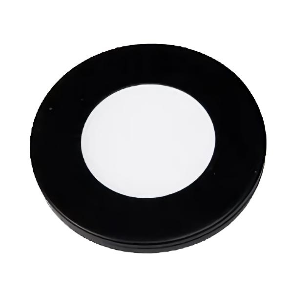 2.2 watt 12 volt 2700K Black Dimmable Slim Puck Light