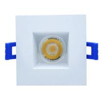GM Lighting 3.5" 8 watt 120 volt 2700K Warm White Square White Finish LED Mini Downlight