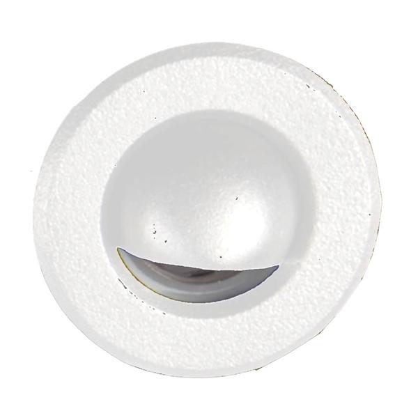 1 watt 12 volt 3000K Round Scoop White Dimmable LED Pathway Light