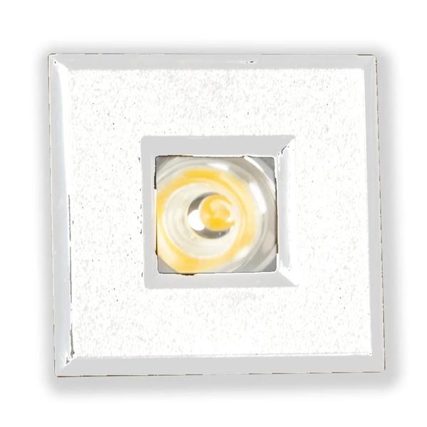 1 watt 12 volt 3000K Square White Dimmable LED Pathway Light