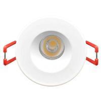GM Lighting 1" 7 watt 120 volt CCT Selectable White Finish Recessed LED Mini Downlight