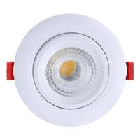 GM Lighting 4.9" 11 watt 120 volt 2700K Adjustable Gimbal White Finish LED Recessed Downlight
