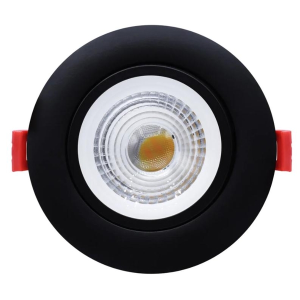 4.9" 11 watt 120 volt CCT Selectable Adjustable Gimbal Black Finish LED Mini Downlight