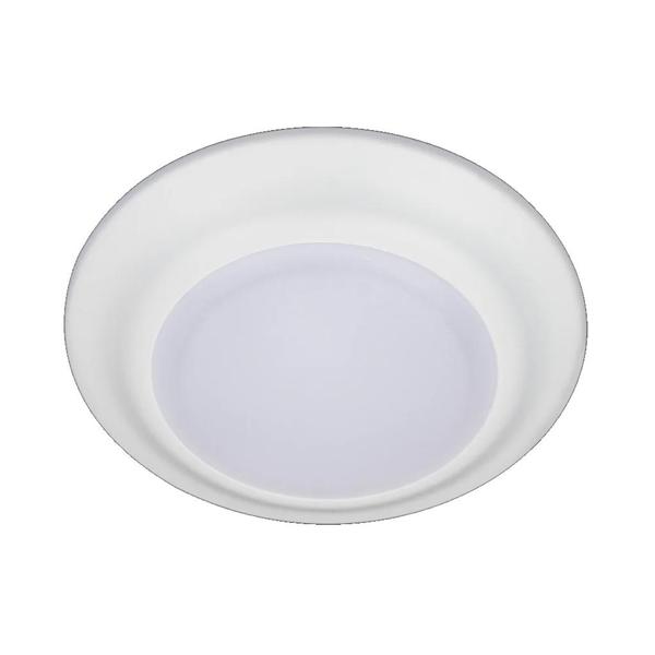 4" 12 watt 120 volt CCT Selectable White Finish LED Surface Mount Downlight