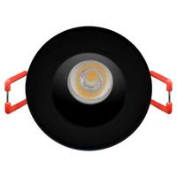 GM Lighting 1" 7 watt 120 volt CCT Selectable Black Finish Recessed LED Mini Downlight