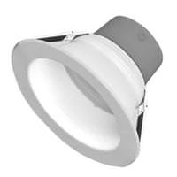 Green Creative 6" Selectable watt 120/277 volt CCT Selectable White Dual Dim LED  Downlight