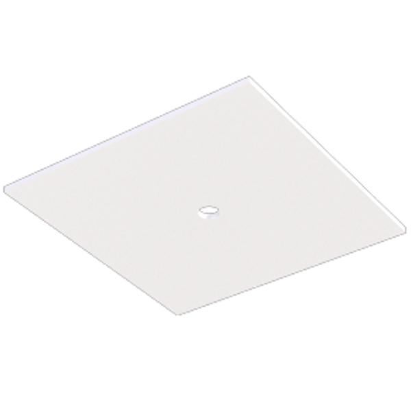 Square White Green Creative Track Cover Plate