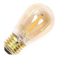 Green Creative 1 watt 120 volt S14Candelabra Screw Base 2000K Warm White Amber Dimmable LED