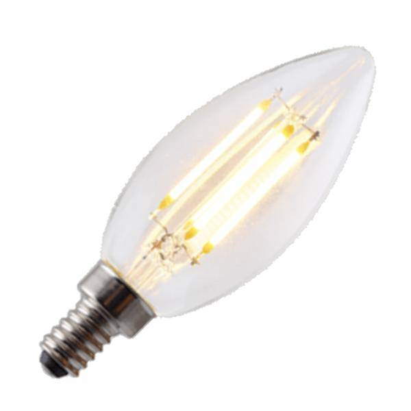 5.5 watt 120 volt BA11 Candelabra Screw Base 2700K Warm White Dimmable LED