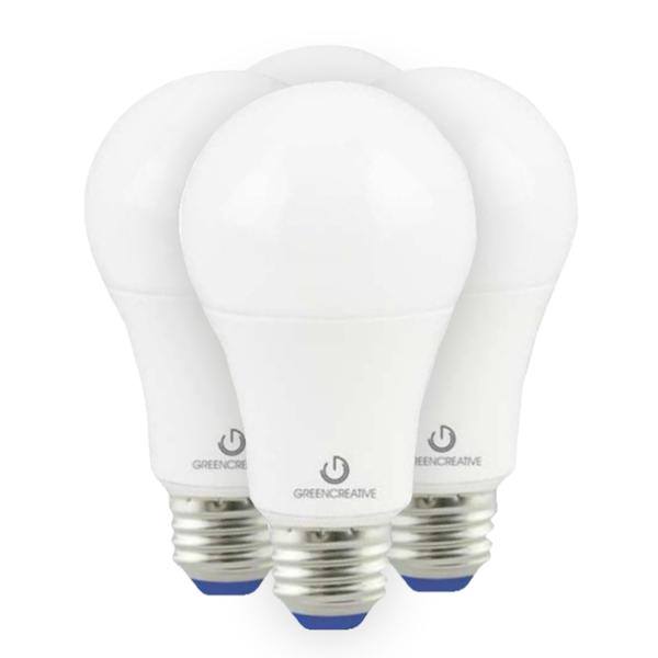 5 watt 120/277 volt A19 Medium Screw Base 3000K Natural White Dimmable LED (4 Pack)