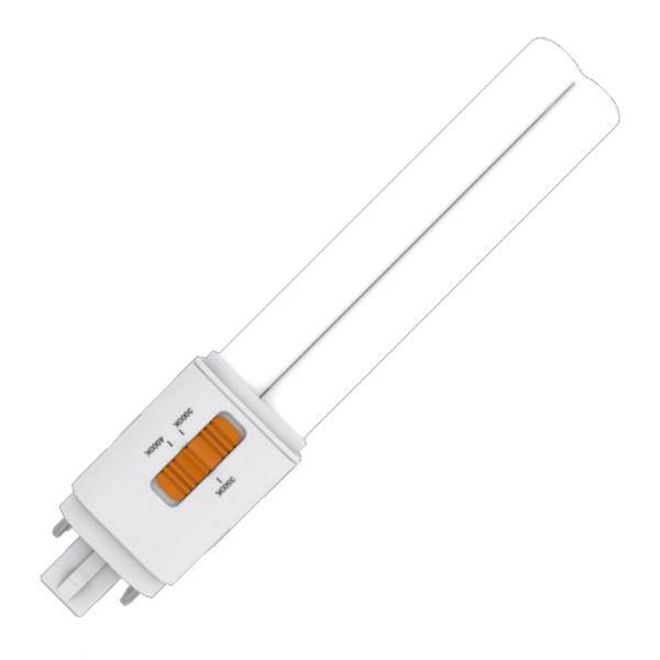 9 watt 120-277 volt PL 2/4-Pin Base CCT Selectable PinFit Dimmable LED