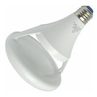 Green Creative 15.5 watt 120 volt BR40 Medium Screw Base 3000K Natural White Dimmable Flood LED