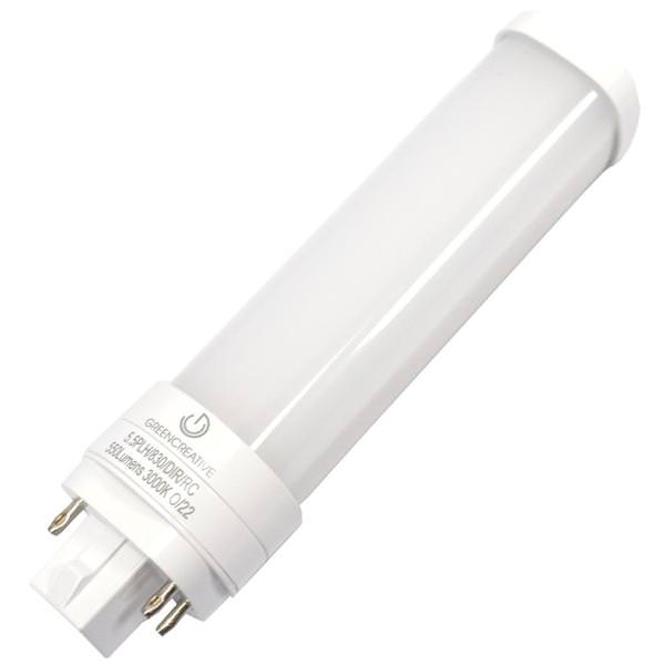 5.5 watt PL 4 Pin Base 3000K Natural White Dimmable LED