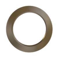Green Creative 6" Brushed Nickel THINFIT Ext Series Downlight Trim