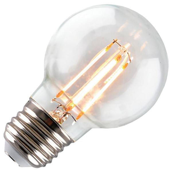 3.8 watt 120 volt G16.5 Medium Screw Base 2700K Warm White Dimmable  LED