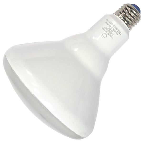 15.5 watt 120 volt BR40 Medium Screw Base 2700K Warm White Dimmable Flood LED