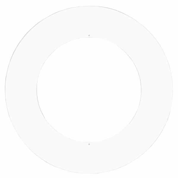 8.9" White Downlight Goof Ring