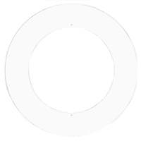 View 8.5" White Downlight Goof Ring