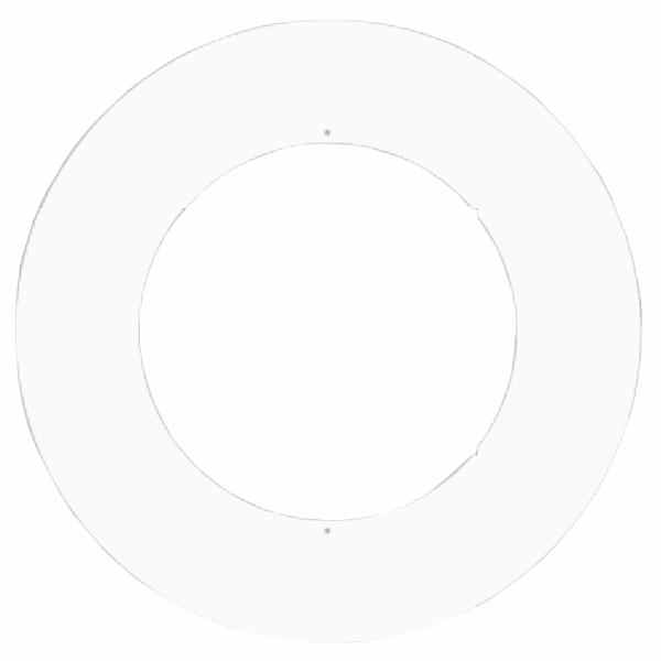 6.3" White Downlight Goof Ring