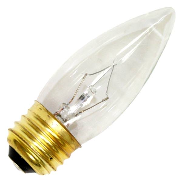 25 watt 130 volt B10 Medium Screw Base Clear
