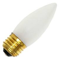 Halco 25 watt 130 volt B10 Medium Screw Base Frosted