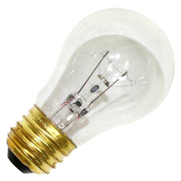 25 watt 130 volt A15 Medium Screw Base Appliance Clear