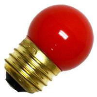 Halco 7.5 watt 130 volt S11 Medium Screw Base Red