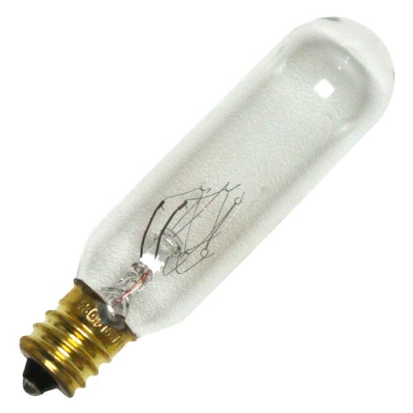 15 watt 130 volt T6 Candelabra Screw Base Clear