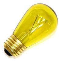 Halco 11 watt 130 volt S14 Medium Screw Base Yellow