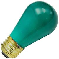 Halco 11 watt 130 volt S14 Medium Screw Base Green