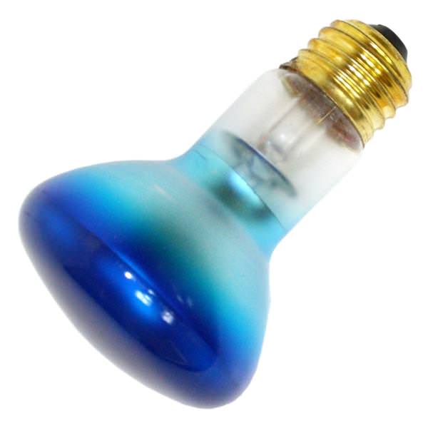 50 watt 130 volt R20 Medium Screw Base Blue Flood