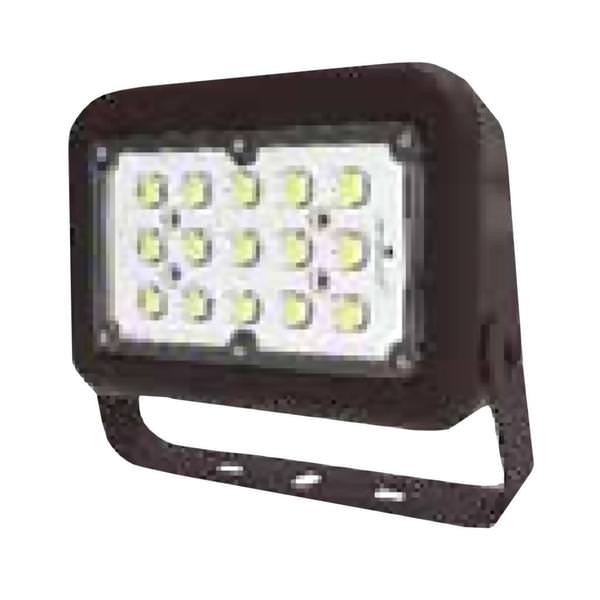 30 watt 120/277 volt CCT Selectable Bronze LED Flood Fixture