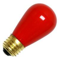 Halco 11 watt 130 volt S14 Medium Screw Base Red