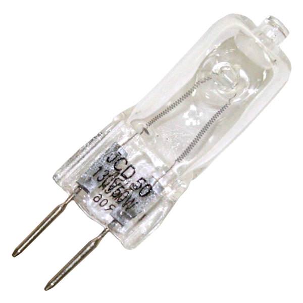 50 watt 130 volt T4 Bi-Pin Base Clear