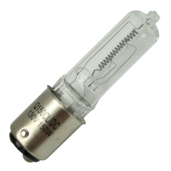 150 watt 130 volt T4 Double Contact Bayonet Base Clear