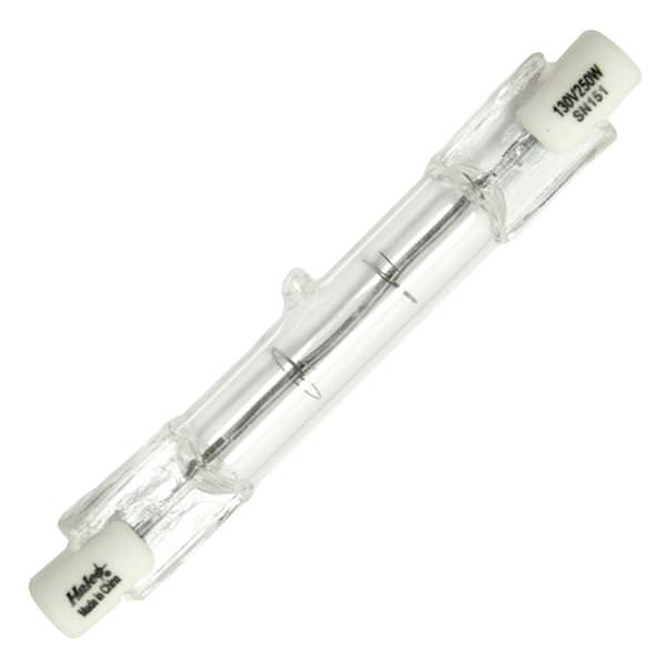 250 watt 130 volt T3 Recessed Single Contact Base Clear