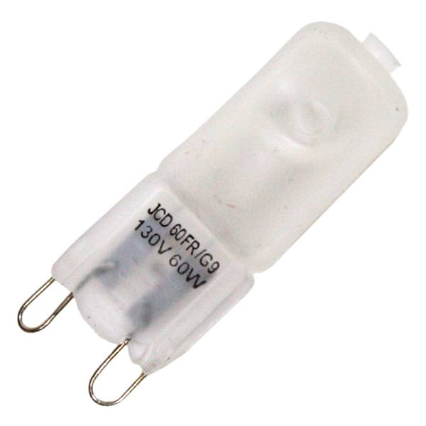 60 watt 130 volt T4 Bi-Pin Base Frosted