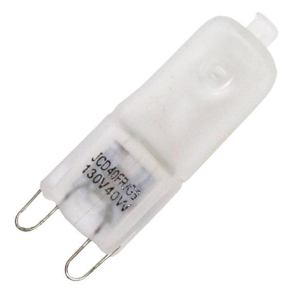 40 watt 130 volt T4 Bi-Pin Base Frosted