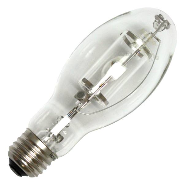 100 watt ED17 Medium Screw Base 4000K Cool White Clear Metal Halide