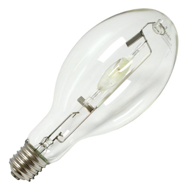 400 watt ED37 Mogul Screw Base 4000K Cool White Clear Metal Halide
