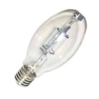 Halco 250 watt ED28 Mogul Screw Base 4000K Cool White Rough Service Clear Metal Halide