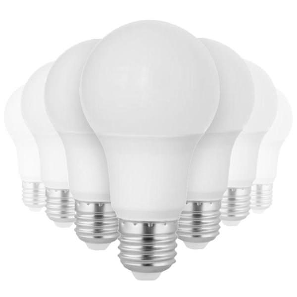 9.5 watt 120 volt A19 Medium Screw Base 3000K Natural White Non-Dimmable LED (10 Pack)