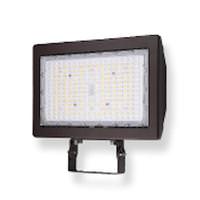 Halco 200 watt 120/277 volt CCT Selectable Trunnion Mount LED Bronze Area Light