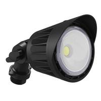 Halco 10 watt 120/277 volt 3000K Natural White Black Non-Dimmable LED Mini Bullet Flood
