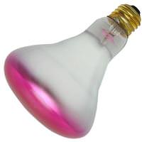 Halco 65 watt 130 volt BR30 Medium Screw Base Long Life Pink Flood